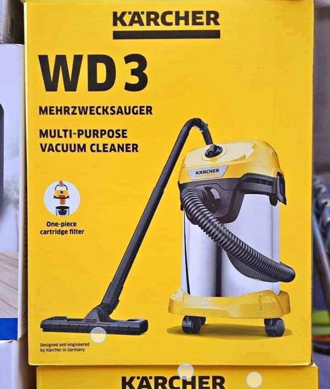 Kärcher WD3 Premium Aspirateur multifonctions 1000W inox